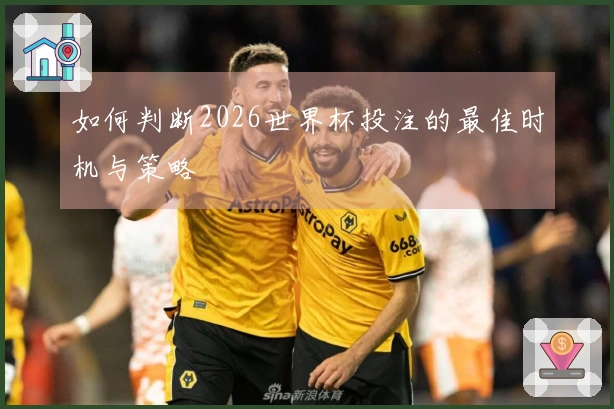 如何判断2026世界杯投注的最佳时机与策略